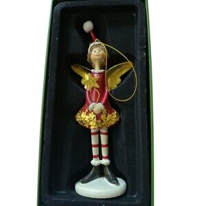 Santa’s Wish Angel 7” Christmas Ornament With Base W/ Original Box